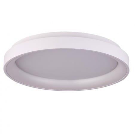 Nowoczesny biały okrągły plafon 48cm Vico LED na przedpokój do kuchni salonu