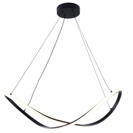 Lampa wisząca Erda LED czarna nowoczesna minimalistyczna do salonu nad stół do jadalni