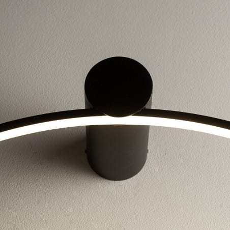 Minimalistyczna duża lampa ścienno sufitowa Circolo LED 3000K obręcz 60cm do salonu- OD RĘKI