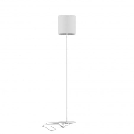 Abażur do lampy podłogowej z serii Petit biały walec 25cm