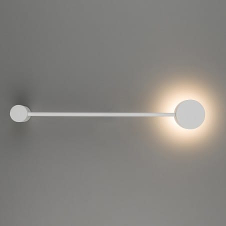 Minimalistyczna biała lampa ścienna Orbit oświetlenie dekoracyjne