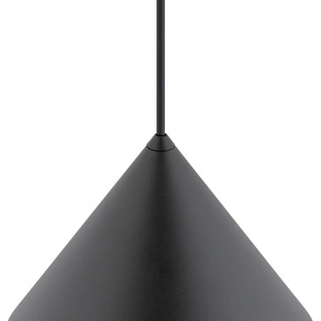 35cm ciemna szara lampa wisząca z metalu Zenith stożek 35cm Nowodvorski