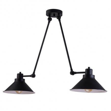 Industrialny loftowy czarny podwójny żyrandol lampa Techno do salonu sypialni pokoju nastolatka Nowodvorski