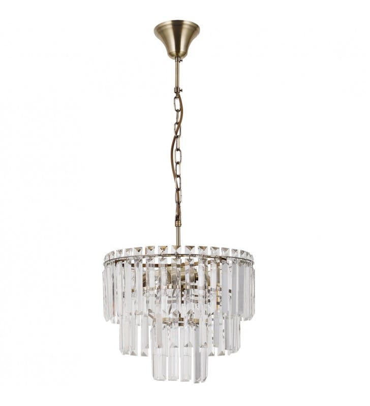 Stylowa lampa wisząca z kryształami Buena do eleganckich klasycznych i nowoczesnych wnętrz